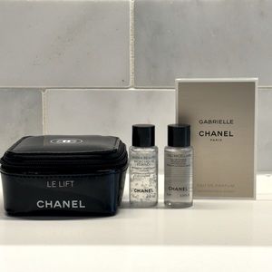 Chanel Le Lift travel bag with Deluxe samples